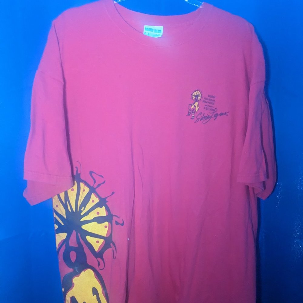 2XLarge Mare Blue Ballet De Mexico Promotional T-Shirt Red